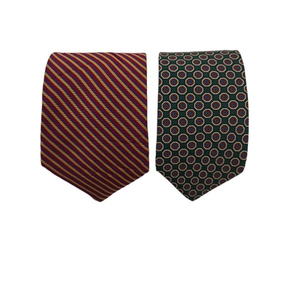 🆕Lot Of 2 BROOKS BROTHERS Silk Ties USA NWT